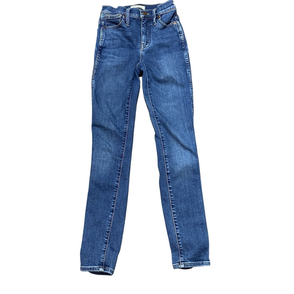 Madewell Women's 10" High Rise Skinny Jeans Blue Size 23 - Picture 2 of 5